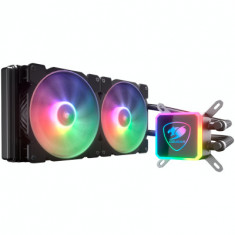 Cooler CPU COUGAR AIO Liquid Cooling Aqua ARGB 280 3MAQR280.0003, iluminare ARGB, 2 x 140mm