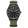 Ceas Barbati Lige 89178 Negru-Verde , Design Military, Functii Multiple, Rezistent la socuri, Rezistent la Apa 3ATM