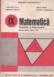 Matematica. Geometrie si trigonometrie. Manual pentru clasa a IX-a (1994) -
