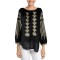 Bluza dama 025 negru/auriu , marimea L