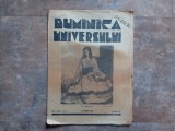 REVISTA , DUMINICA UNIVERSULUI, ANUL I (XXVII) No. 13, 29 MARTIE 1931
