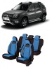 Set huse scaune compatibile Dacia Duster 2010-2017 (Compatibile cu sistem AIRBAG)