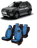 Cumpara ieftin Set huse scaune compatibile Dacia Duster 2010-2017 (Compatibile cu sistem AIRBAG)