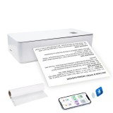 Imprimanta Termica WiFi Premium, calitate inalta 300 dpi, portabila, fara fir, nu necesita tus, suporta formaturi pana in A4, Bluetooth, USB, compatib