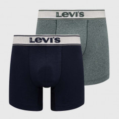 Levi's boxeri 2-pack barbati, culoarea verde