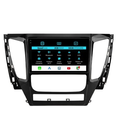 Navigatie Dedicata Mitsubishi Pajero (2016-2018), 9Inch, 2Gb Ram, 32Gb Stocare, Carplay foto