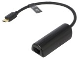 Adaptor USB-Fast Ethernet neagră
