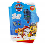 Trusa artistului cu acuarele si culori, Paw Patrol, 28 piese