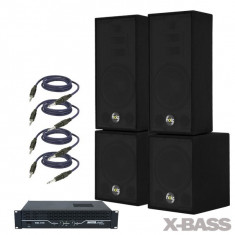 Sistem audio Dj Box X-Bass cu Amplificator foto