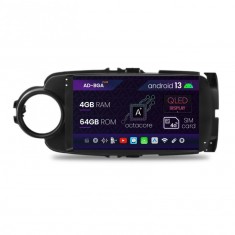 Navigatie Toyota Yaris (2010-2018), Android 13, A-Octacore 4GB RAM + 64GB ROM, 9 Inch - AD-BGA9004+AD-BGRKIT104B