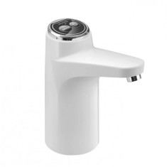 Pompa electrica Edman pentru sticla, dozator dispenser apa de baut, Touch control uz casnic incarcare USB, Alb