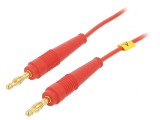 Cablu de măsurare roșu 1m 60VDC 30VAC 19A