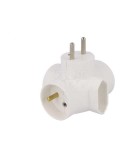 Conector AC supply splitter Layout 2P 2P+PE white TIMEX-ELEKTRO R-44, TIMEX ELEKTRO