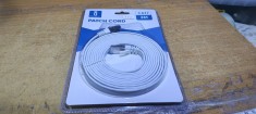 Cablu Ethernet 3 m, cablu LAN de mare viteză Cat 6, cablu de rețea plat patch #B742