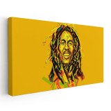 Tablou afis Bob Marley cantaret 2353 Tablou canvas pe panza CU RAMA 40x80 cm