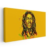 Tablou afis Bob Marley cantaret 2353 Tablou canvas pe panza CU RAMA 70x140 cm