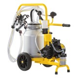 Aparat de Muls Oi Agro Electro 2 Posturi, 1 Bidon Aluminiu de 25 Litri, Eco