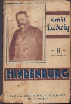 HST C41 Hindenburg de Emil Ludwig fara an foto