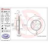 Set disc frana Mercedes Clasa A (W176) 06.12-05.18, B-Class Sports Tourer (W246 W242) 10.11-12.18, Cla Coupe (C117) 01.13-03.19, Fata, 280X25mm, vent