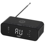 RADIO CU CEAS INCARCARE WIRELESS AD 1192 NEGRU ADLER AD1192B