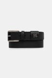 Karl Lagerfeld curea de piele culoarea negru, 554451.815300