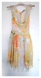 Cumpara ieftin Rochie de vară elegantă, florală, ideală pentru evenimente &ndash; Mărimea 38, Bej
