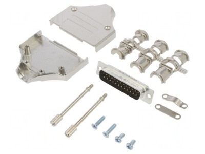 Conector D-Sub 25-Pin Tată pentru Lipire pe Cablu foto