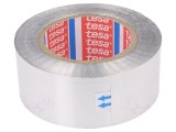 Bandă Reparatoare Gri Acril Aluminiu 50mm x 50m, Tesa
