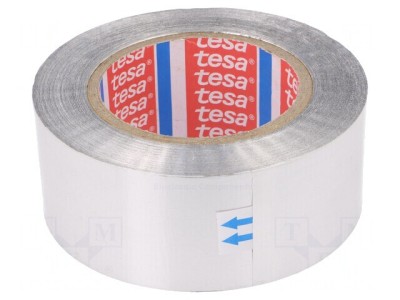 Bandă Reparatoare Gri Acril Aluminiu 50mm x 50m foto