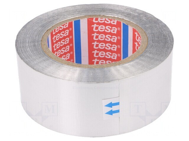 Bandă Reparatoare Gri Acril Aluminiu 50mm x 50m