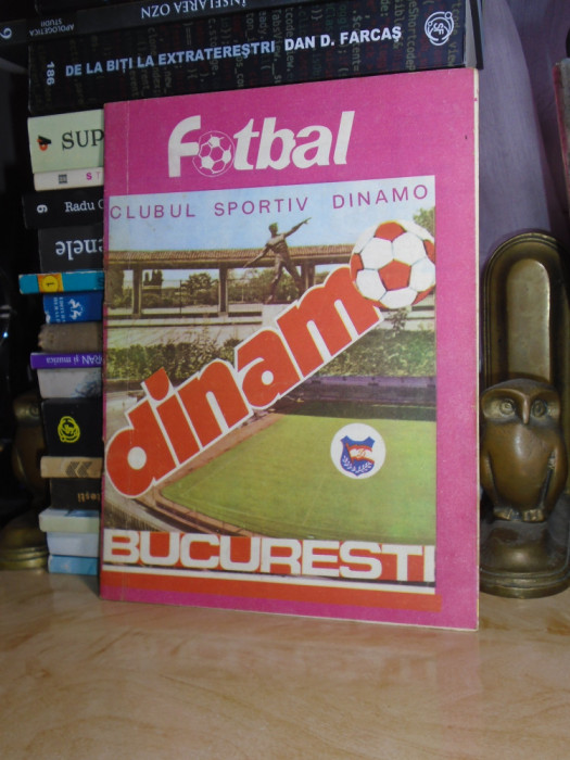REVISTA FOTBAL : CLUBUL SPORTIV DINAMO &#039;90 ( CARTE DE VIZITA )