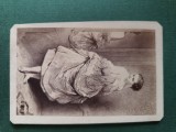 fotografie galerie historique ,dimensiuni 11 cm x 6 cm, anii 1900, ,DOAMNA IN OGLINDA,COLOMBINE