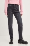 Tommy Jeans jeansi femei, culoarea negru, DW0DW19249