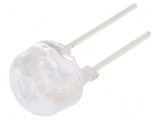 LED galben 10mm 90000-120000mcd 12&deg; convex - iluminare de &icirc;naltă intensitate, Optosupply