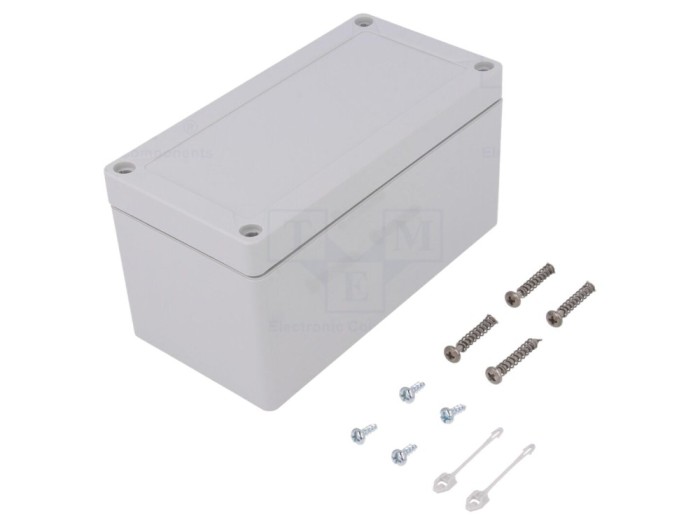 Carcasă universală ABS gri IP67