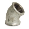 Fiting fontă maleabilă, cot 45 grade, 1 1/4&quot; IG x 1 1/4&quot; IG