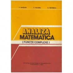 Analiza matematica (Functii complexe) foto