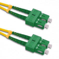 Cablu Fibra Optica Qoltec SC-APC 2m Yellow foto