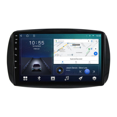 Navigatie dedicata cu Android Smart Fortwo dupa 2014, 2GB RAM, Radio GPS Dual foto
