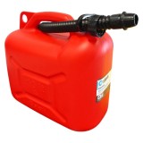 Canistra din plastic pentru combustibil rosie 10L Sterk CNN46496