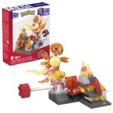 POKEMON MEGA SET DE CONSTRUCTIE ROATA DE FOC A LUI CHARMANDER