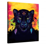 Tablou Canvas, Tablofy, Black Panther, Printat Digital, 50 &times; 70 cm