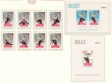 Belize 1979 Mi 432/39 A + bl 10/11 MNH - JO de vara din 1980, Moscova, Nestampilat
