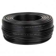 Cablu Coaxial RG58 Cupru Culoare Negru Rola 100 m 50 ohm