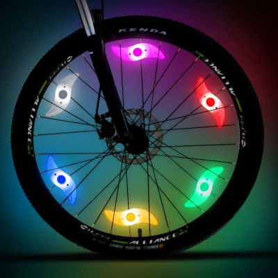 Lumina LED Ambientala pentru bicicleta - VERDE ZD63C. foto