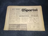 ZIARUL SPORTUL 16 APRLIE 1983 ROMANIA ITALIA