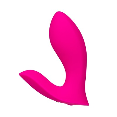 Vibrator Flexer Dual Panty Lovense, Bluetooth Control, Free App, Silicon, Roz foto