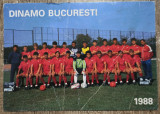 Dinamo Bucuresti 1988// carte postala, Circulata, Fotografie