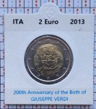 Cumpara ieftin Italia 2 euro 2013 UNC - Giuseppe Verdi - km 357 - cartonas personalizat D98201, Europa