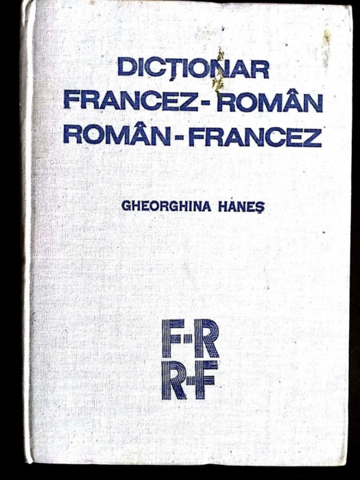 Dictionar francez-roman, roman-francez-Gheorghina Hanes